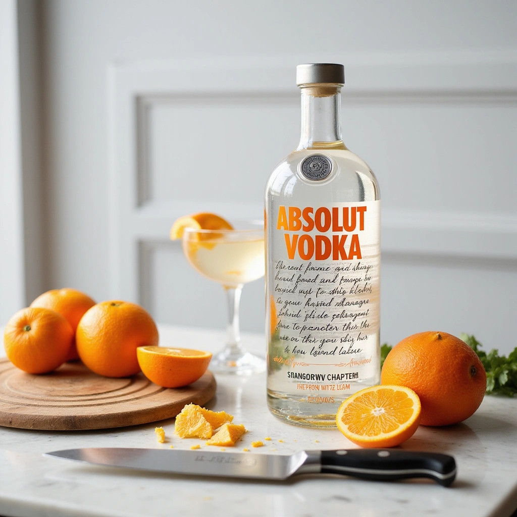 Absolut Mandarin Vodka Cocktail Recipes Fresh and Citrusy Step 1 Prepare Ingredients