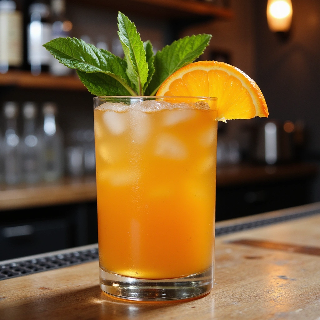 Absolut Mandarin Vodka Cocktail Recipes Fresh and Citrusy Step 7 Garnish and Serve