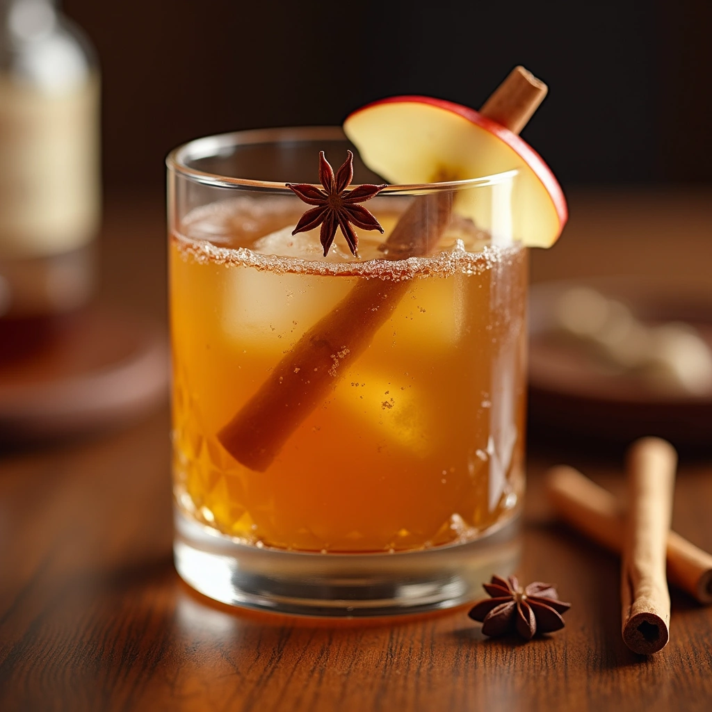 Apple Brandy Cocktail Recipes Smooth Warm Seasonal Drinks Step 8 Add Garnishes