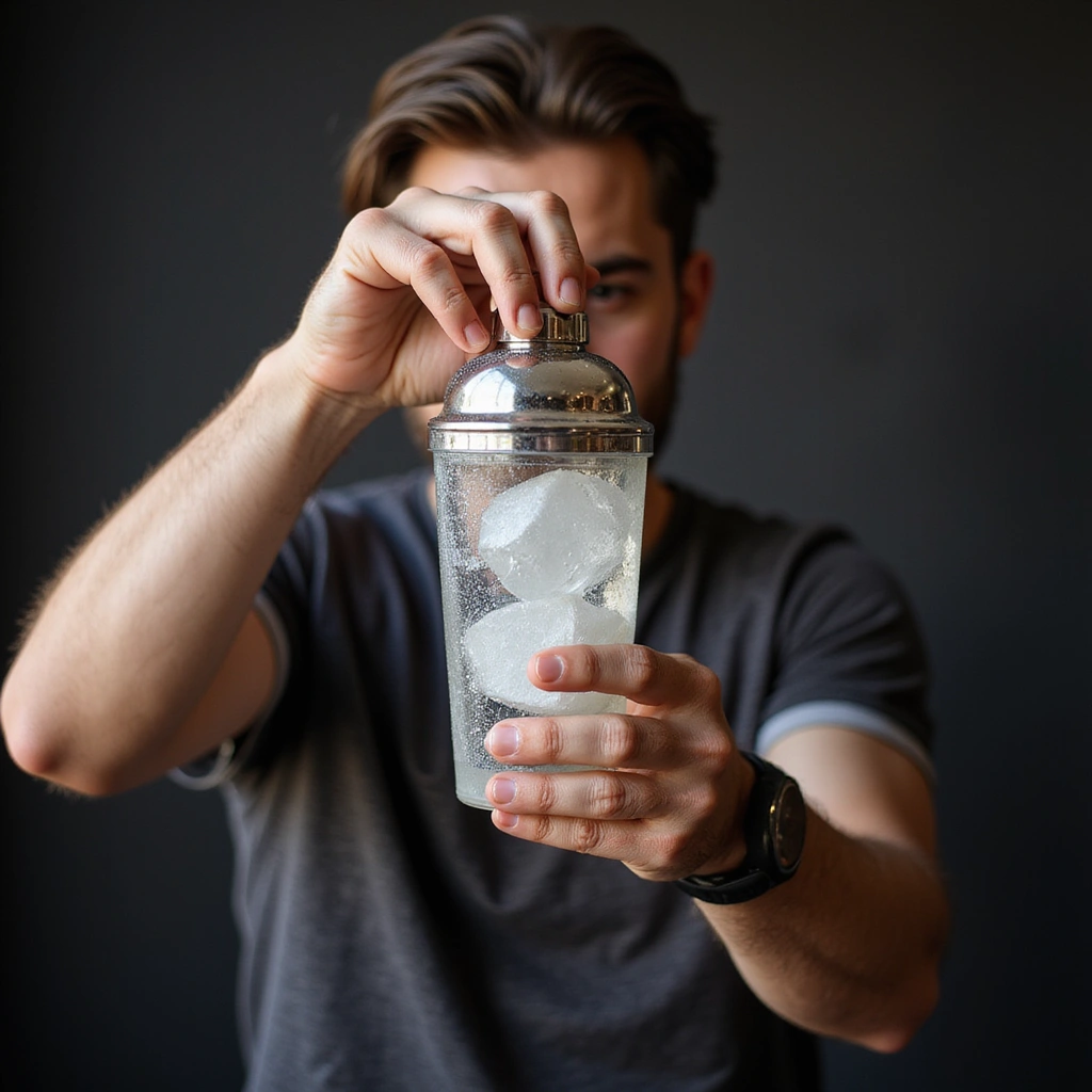 Apple Pie Moonshine Cocktail Recipes Sweet Spiced Holiday Drink Step 3 Shake the Cocktail