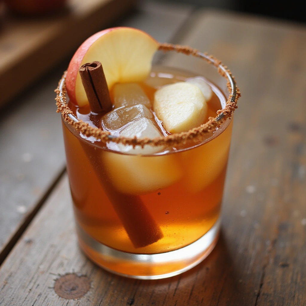 Apple Pie Moonshine Cocktail Recipes Sweet Spiced Holiday Drink Step 5 Garnish the Cocktail