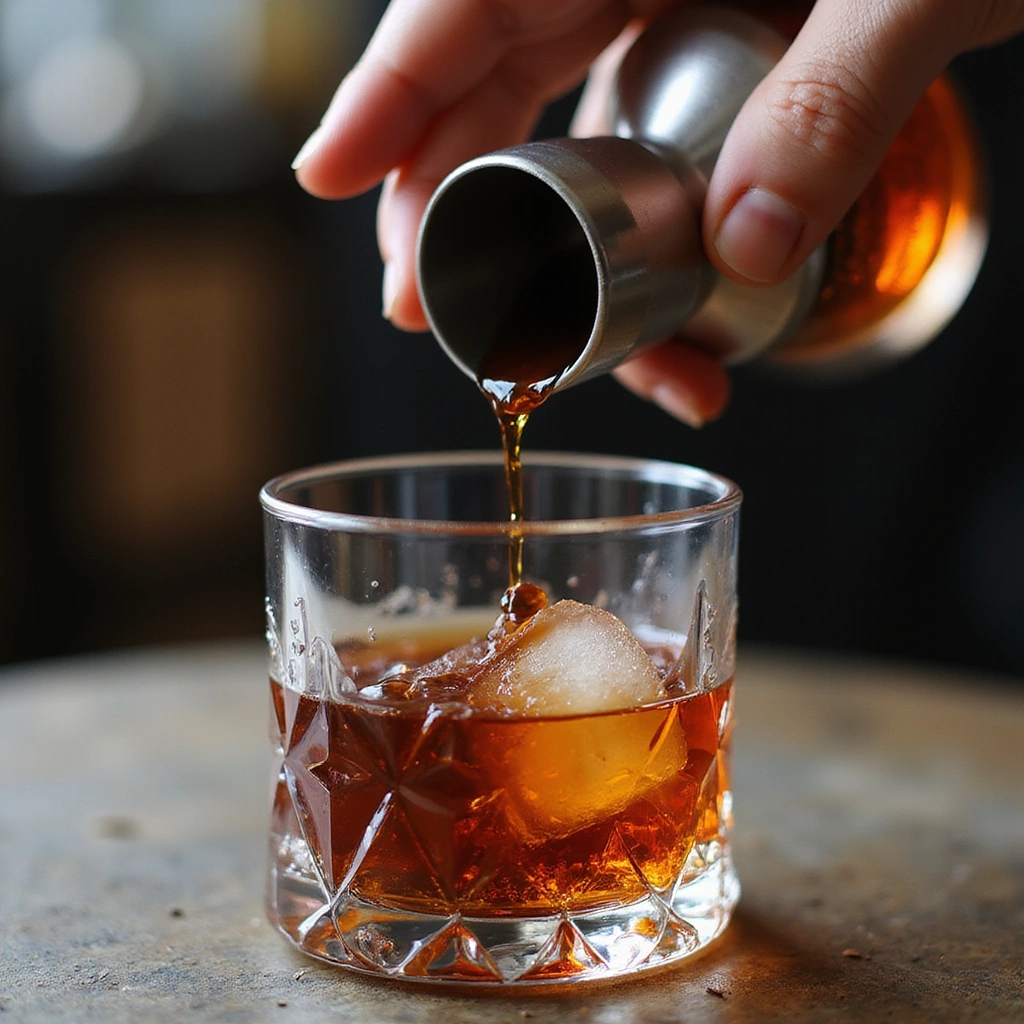 Black Widow Drink Cocktail Recipes Dark Sweet Halloween Idea Step 2 Measure Ingredients