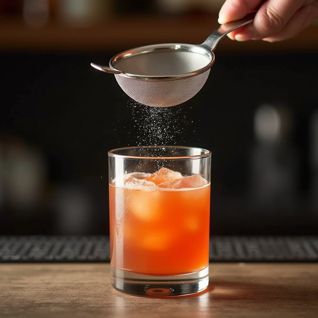 Black Widow Drink Cocktail Recipes Dark Sweet Halloween Idea Step 5 Prepare to Strain