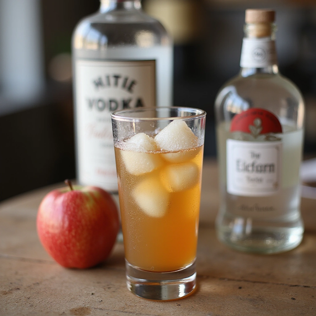 Caramel Apple Cocktail Recipes Cozy Fall Drink Idea Step 2 Prepare the Shaker