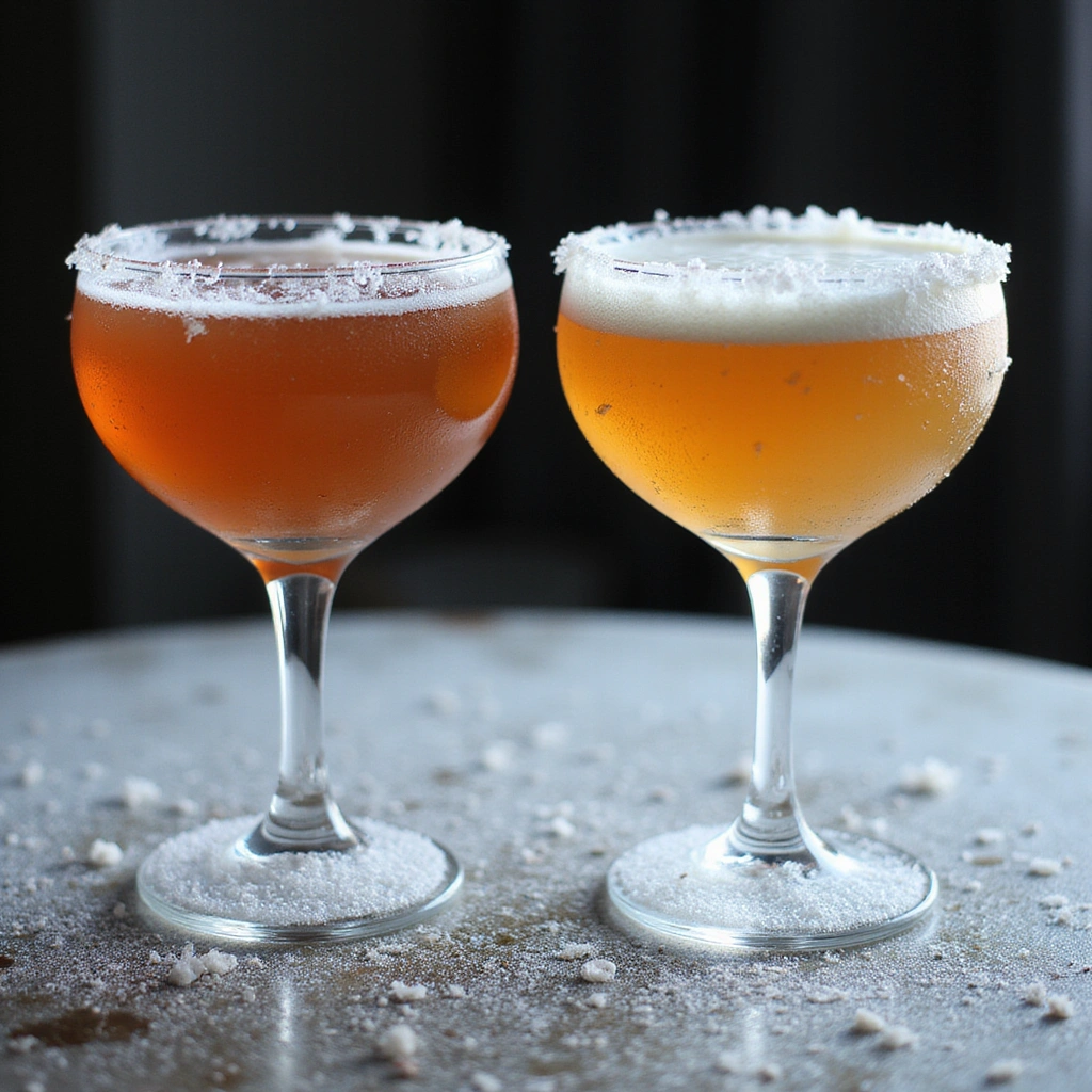 Caramel Apple Cocktail Recipes Cozy Fall Drink Idea Step 5 Prepare the Glasses