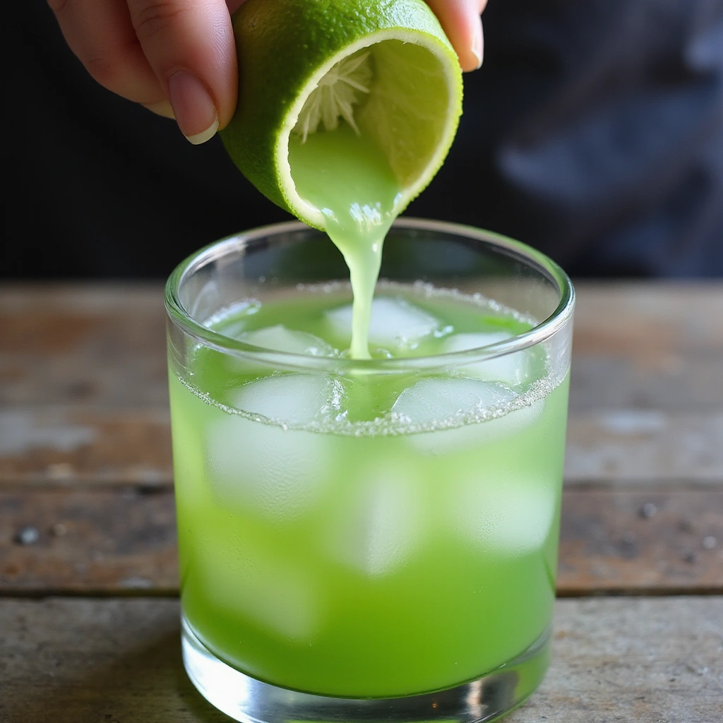 Christmas Gin and Tonic Cocktail Recipes Festive Holiday Drink Step 4 Add Lime Juice