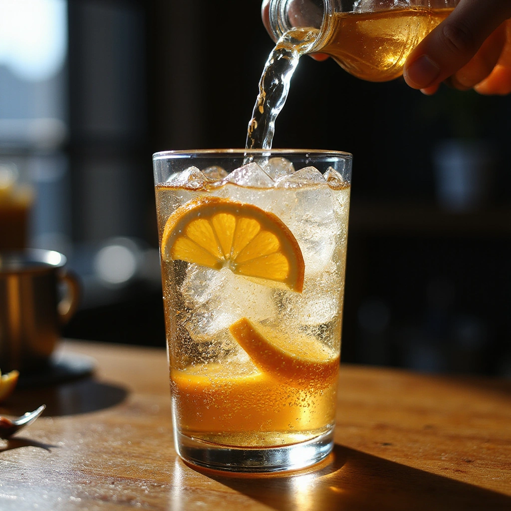 Christmas Gin and Tonic Cocktail Recipes Festive Holiday Drink Step 8 Top with Tonic Water