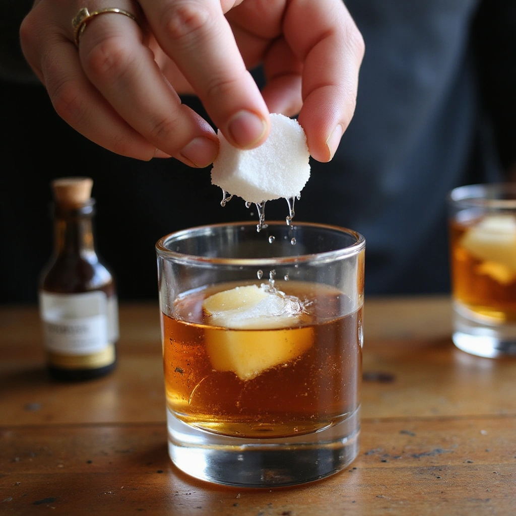 Classic Old Fashioned Cocktail Recipes Easy Homemade Drink Step 3 Muddle the Mixture