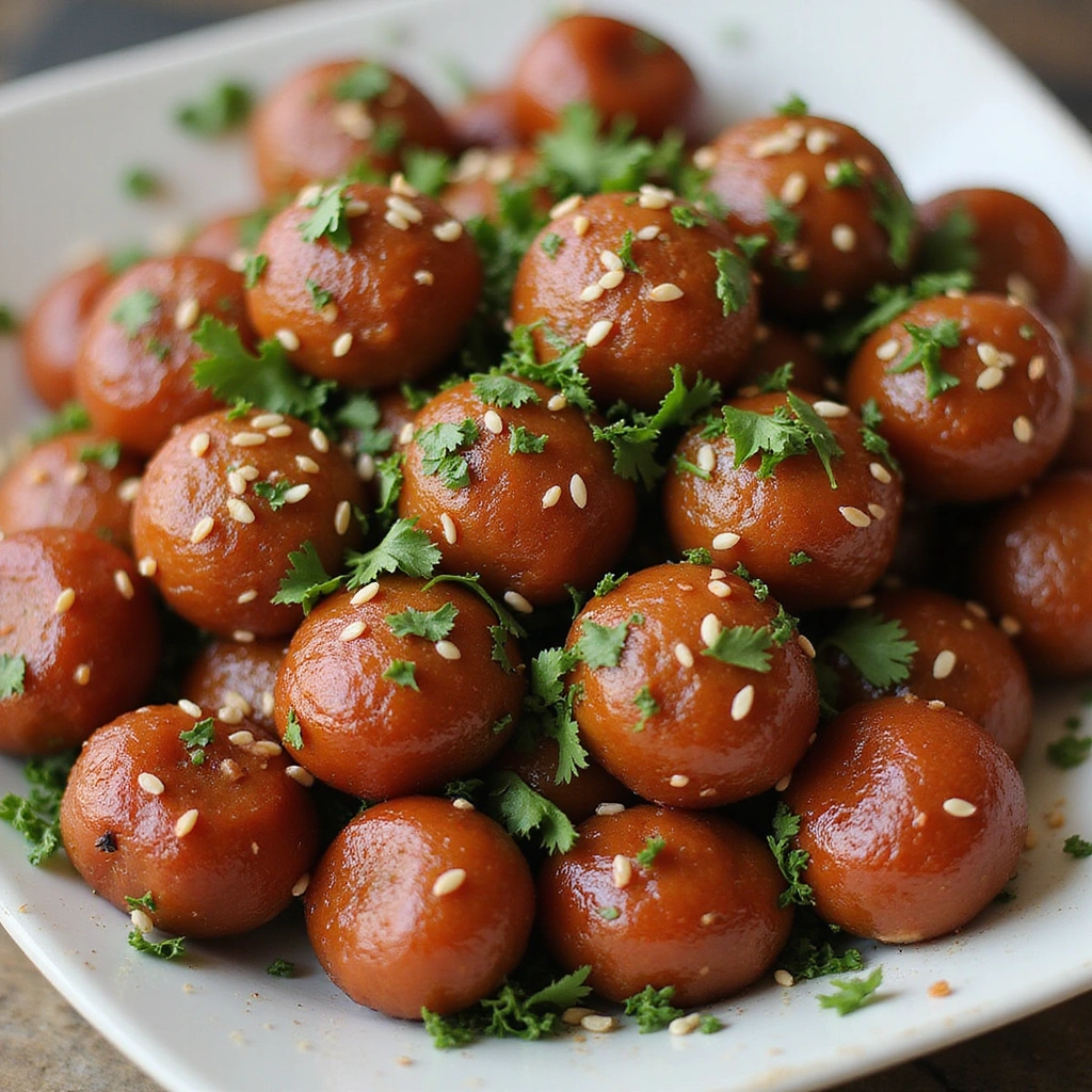 Cocktail Sausage Recipes with Little Smokies Party Favorite Step 7 Garnish the Dish