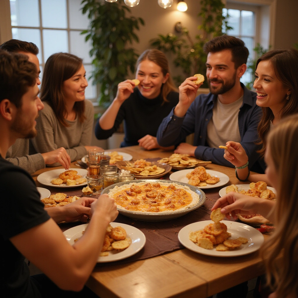 Cream Cheese Shrimp Dip with Cocktail Sauce Easy Appetizer Recipe Step 8 Enjoy Your Dip