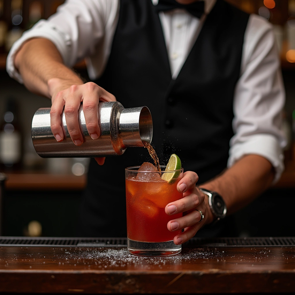 Dark Rum Cocktail Recipes Rich Smooth Island Style Drinks Step 4 Shake the Cocktail