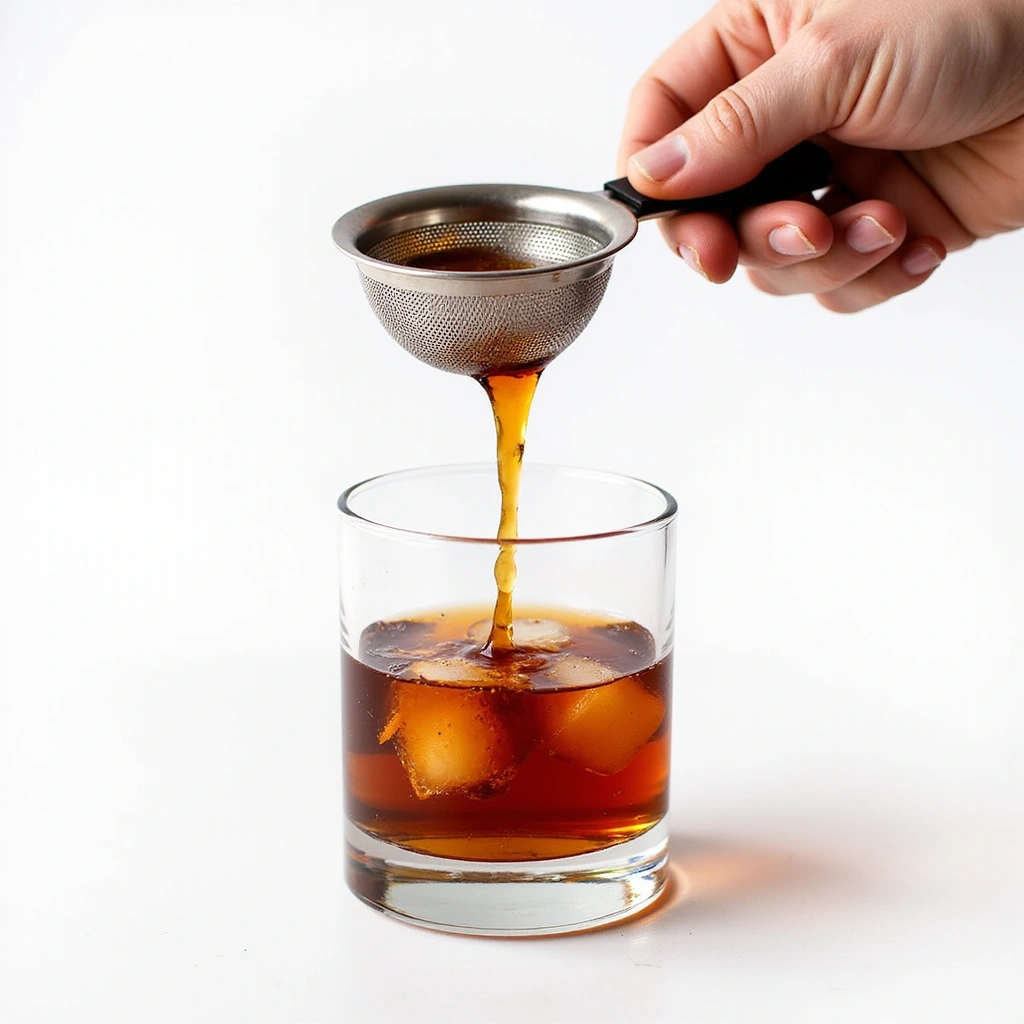 Dark Rum Cocktail Recipes Rich Smooth Island Style Drinks Step 5 Strain the Cocktail