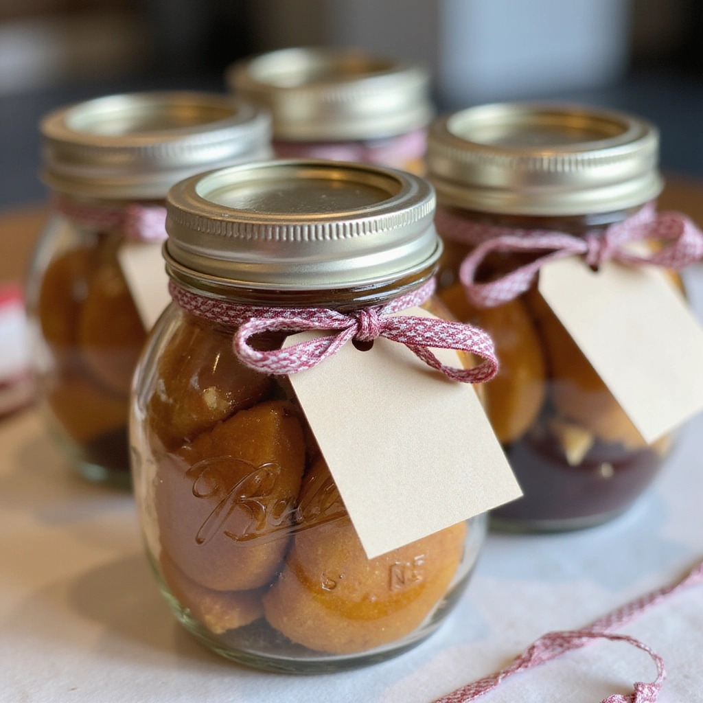 Dried Fruit Cocktail Jars DIY Recipes Sweet Homemade Gift Idea Step 5 Seal and Decorate Jars