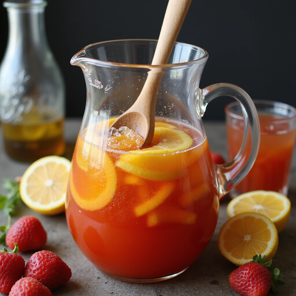 Freezer Door Cocktail Recipes Fun Large Batch Party Drinks Step 2 Mix the Base