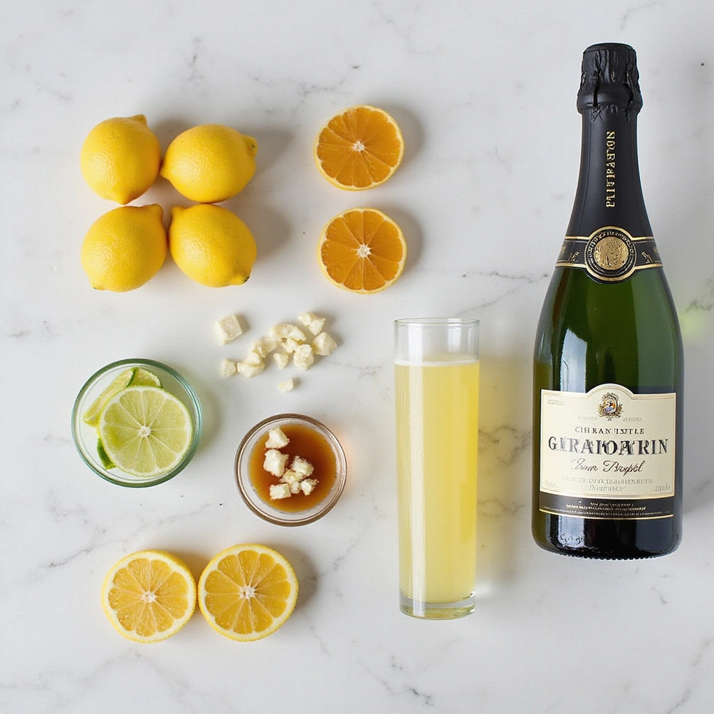 French 75 Cocktail Recipes Elegant Champagne Gin Cocktail Step 1 Gather Ingredients