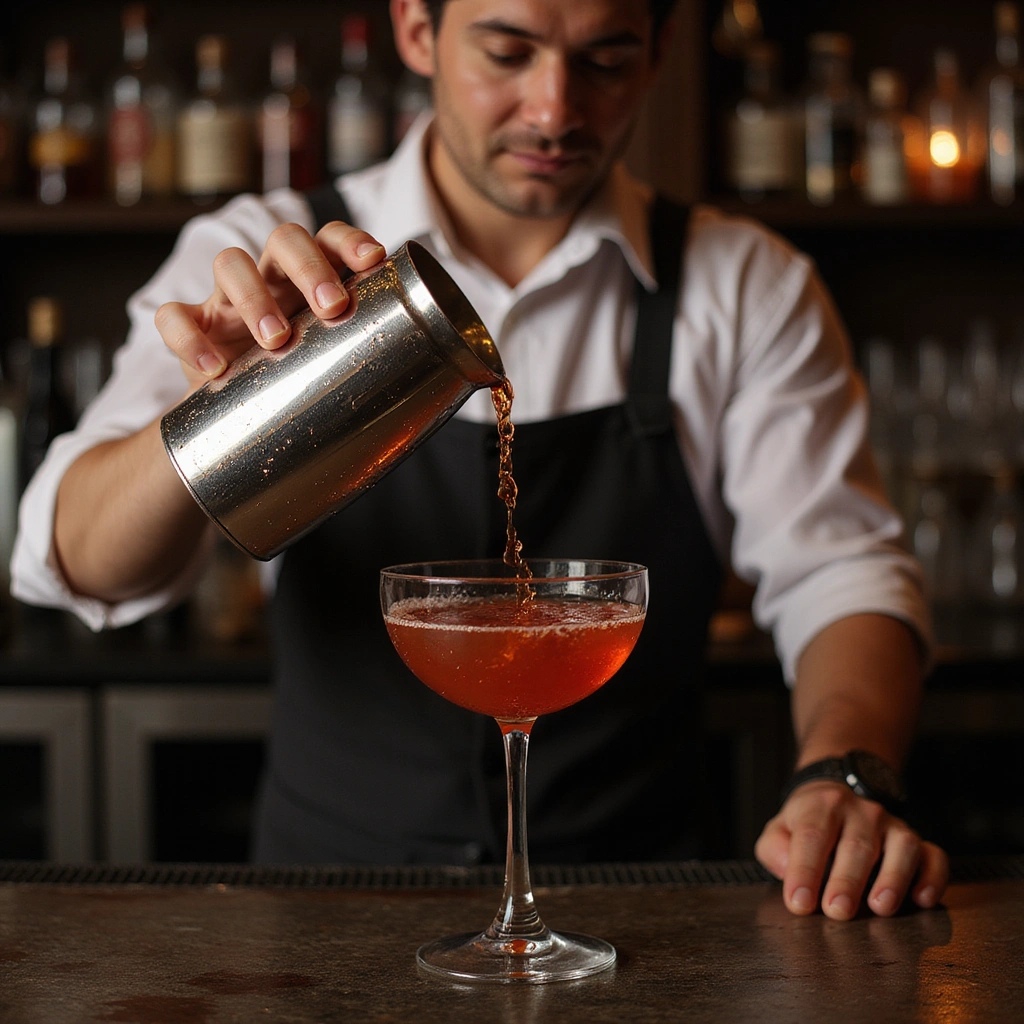 French 75 Cocktail Recipes Elegant Champagne Gin Cocktail Step 5 Shake the Mixture