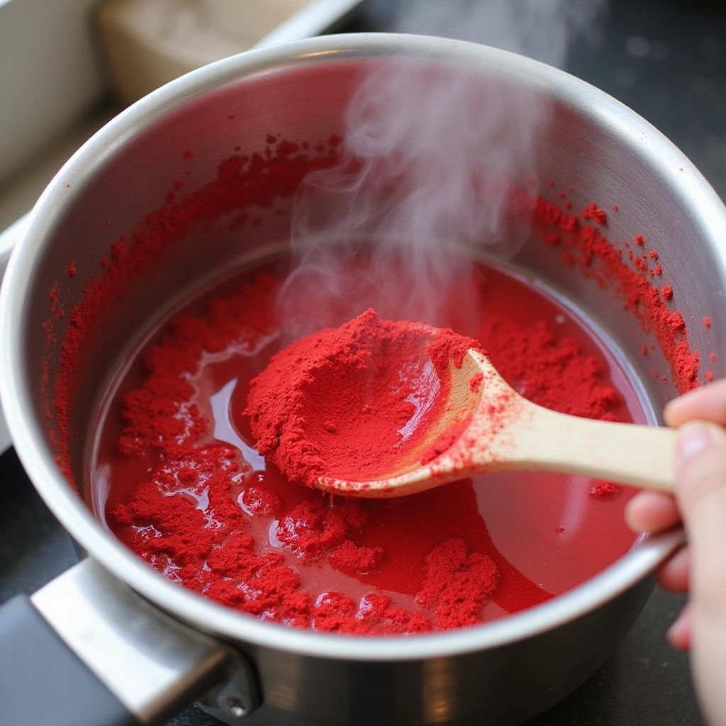 Fruit Cocktail Jello Recipes Sweet Nostalgic Dessert Step 2 Dissolve Jello Powder