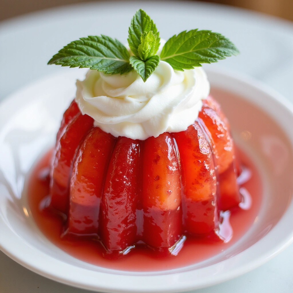 Fruit Cocktail Jello Recipes Sweet Nostalgic Dessert Step 8 Garnish and Serve