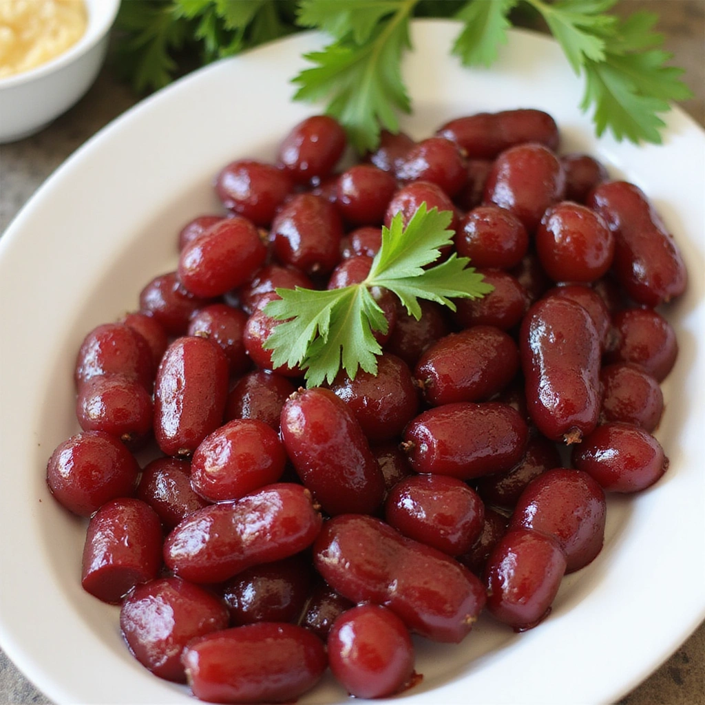 Grape Jelly Cocktail Smokies Recipes Easy Slow Cooker Appetizer Step 5 Serve the Cocktail Smokies