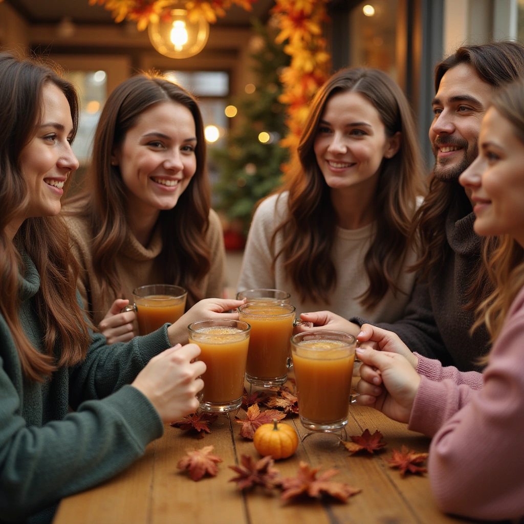 Hot Apple Cider Cocktail Recipes Cozy Fall and Winter Drink Step 6 Enjoy with Friends