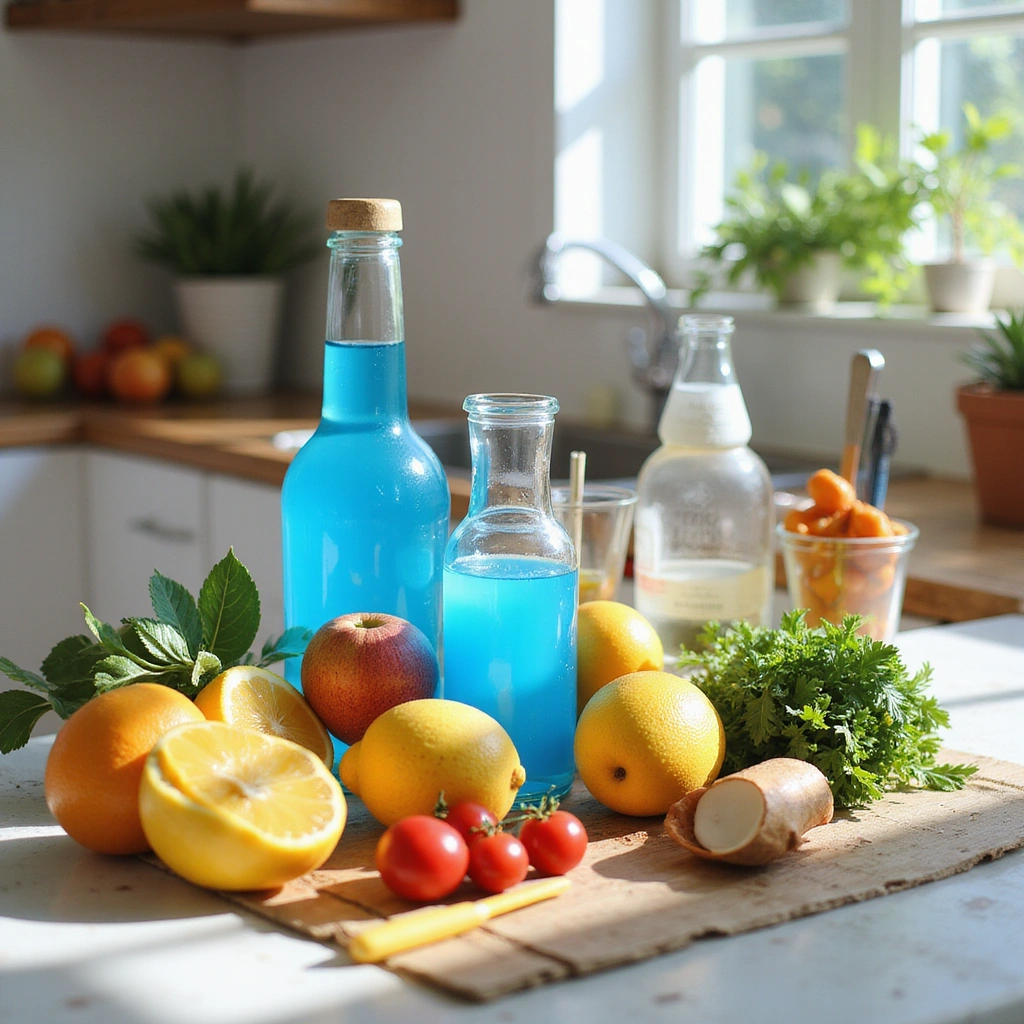 Lake Water Drink Cocktail Recipes Fun Party Drink Idea Step 1 Prepare the Ingredients