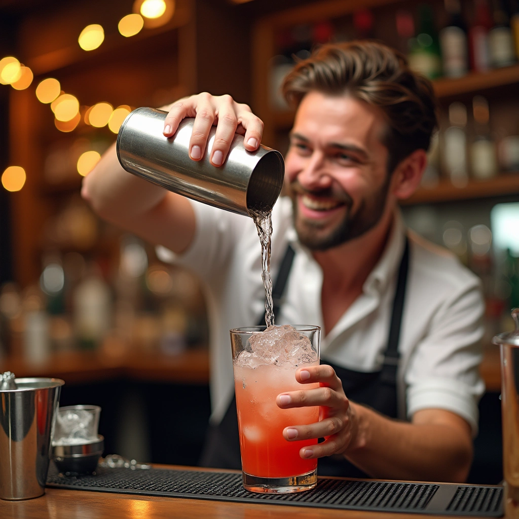 Lake Water Drink Cocktail Recipes Fun Party Drink Idea Step 5 Shake Vigorously