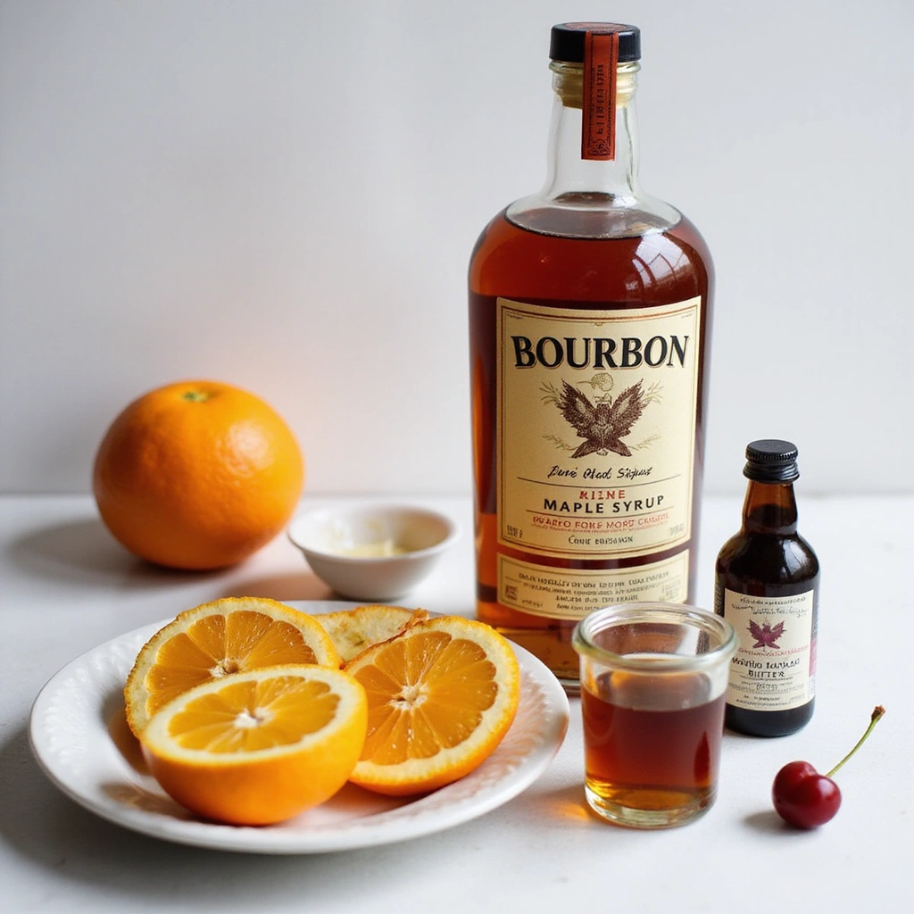 Maple Old Fashioned Cocktail Recipes Sweet Fall Twist Step 1 Gather Ingredients