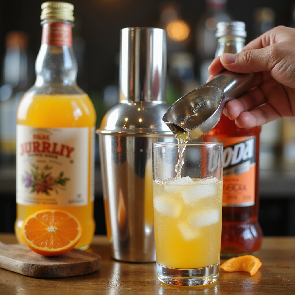 Orange Crush Cocktail Recipes Bright Refreshing Summer Drink Step 2 Measure the Ingredients