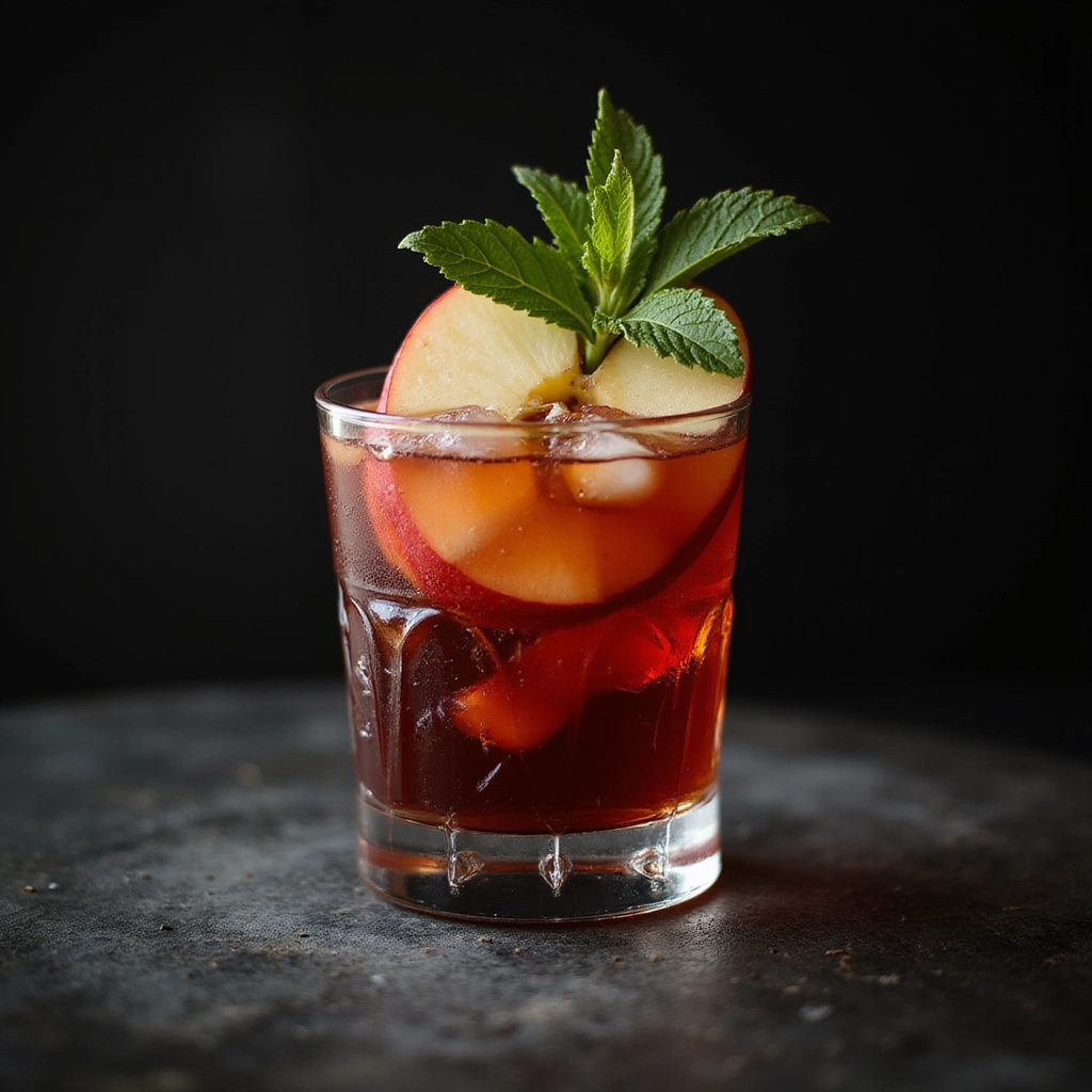 Poison Apple Drink Cocktail Recipes Spooky Halloween Treat Step 5 Garnish the Drink