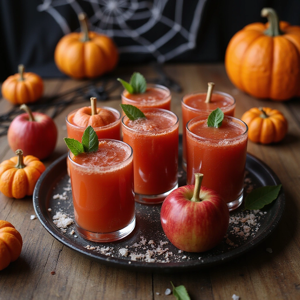 Poison Apple Drink Cocktail Recipes Spooky Halloween Treat Step 6 Serve and Enjoy