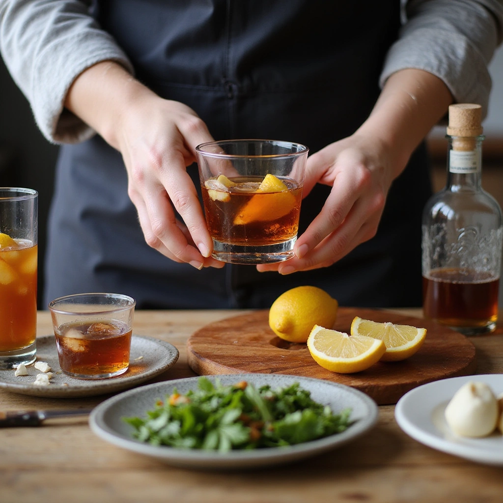 Smoked Old Fashioned Cocktail Recipes Bold and Flavorful Drink Step 6 Serve and Enjoy