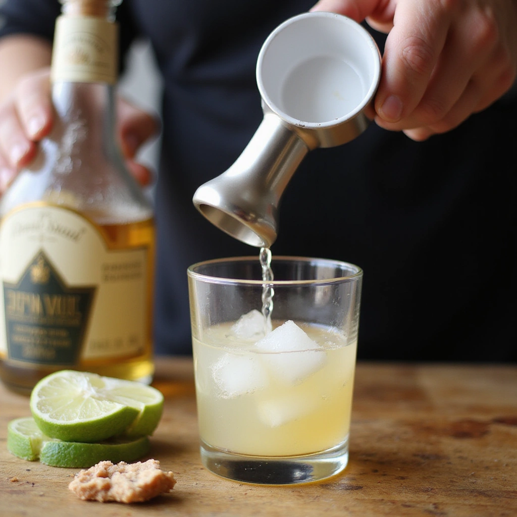 Tequila Old Fashioned Cocktail Recipes Unique Flavorful Twist Step 2 Measure the Tequila