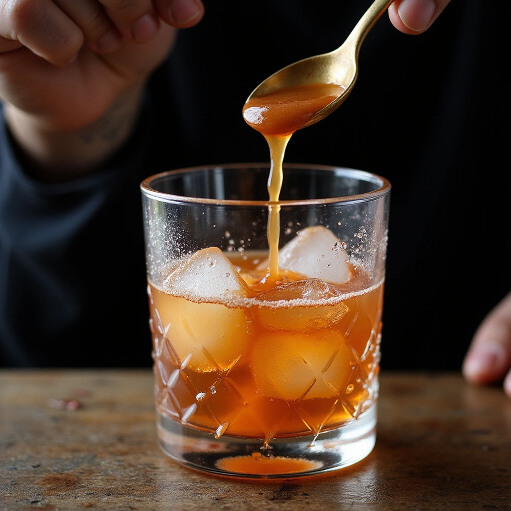 Tequila Old Fashioned Cocktail Recipes Unique Flavorful Twist Step 5 Stir the Cocktail