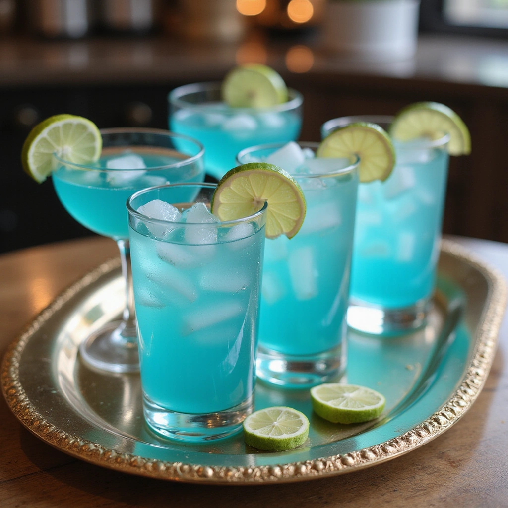 Tiffany Blue Cocktail Drink Recipes Pretty and Refreshing Step 6 Serve Immediately