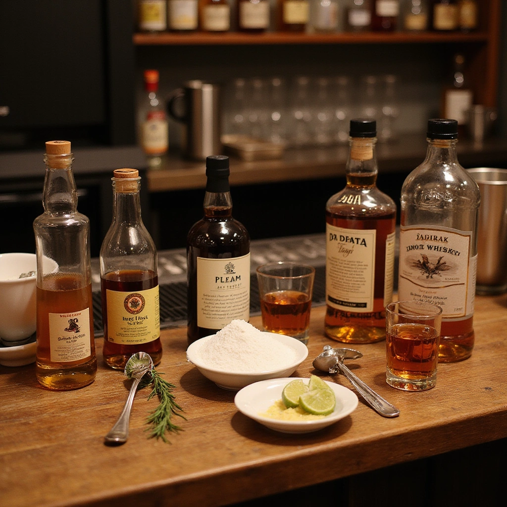 Whiskey Old Fashioned Cocktail Recipes Timeless and Bold Step 1 Prepare Ingredients