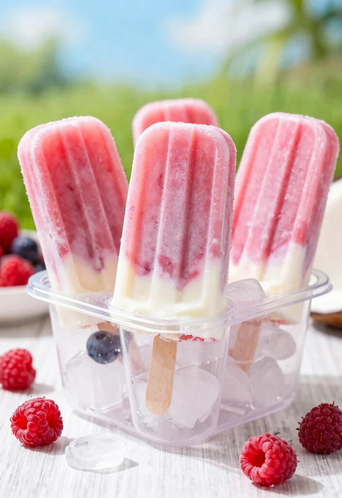 10 AIP Dessert Recipes for Gentle Allergy Friendly Treats 3. Berry Coconut Popsicles 0