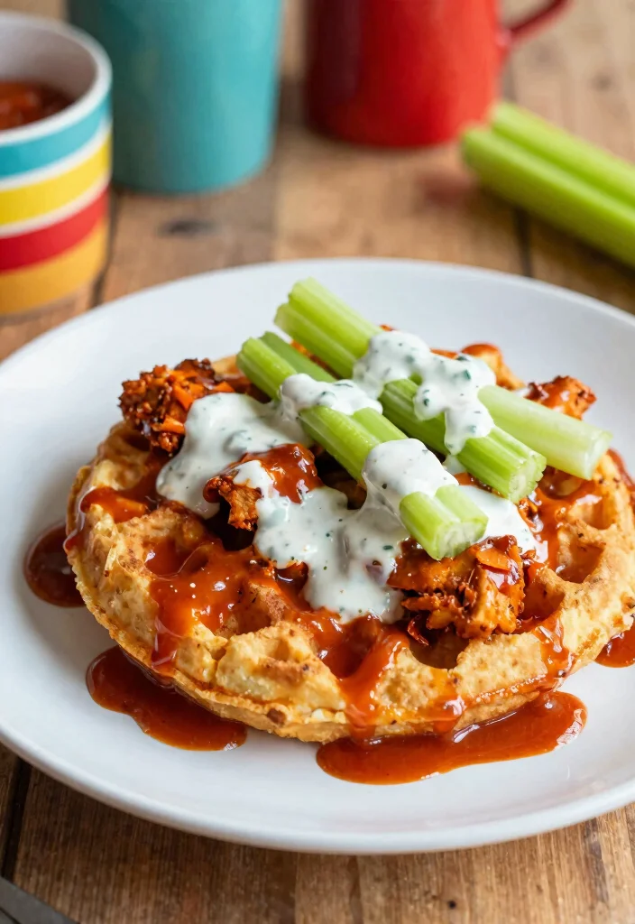 10 Healthy Chaffle Recipes for Easy Low Carb Meals 6. Buffalo Chicken Chaffles 0