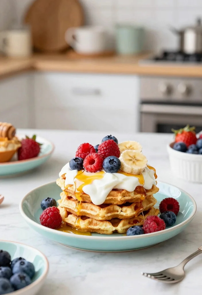 10 Healthy Chaffle Recipes for Easy Low Carb Meals 8. Greek Yogurt Parfait Chaffles 0