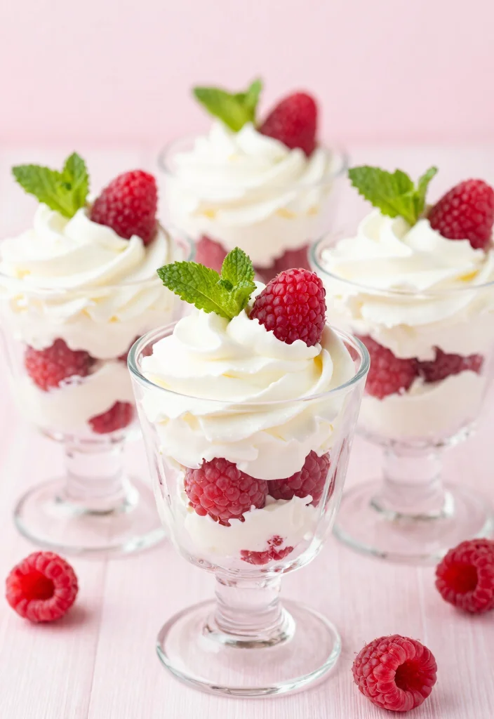 10 Heavy Cream Dessert Recipes for Rich Creamy Indulgence 7. Decadent Raspberry Fool 0