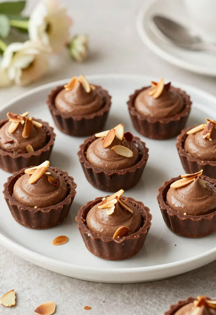 10 Heavy Cream Dessert Recipes for Rich Creamy Indulgence 9. Chocolate Almond Cream Tarts 0