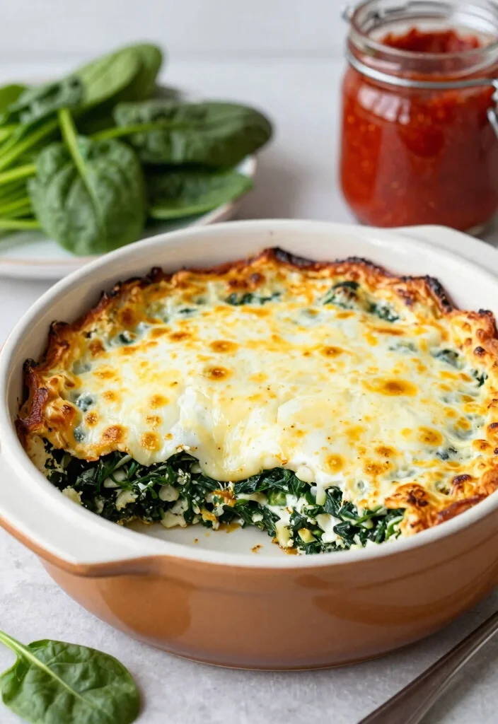 10 Keto Noodle Recipes for Comfort Style Low Carb Eating 6. Spinach and Ricotta Noodle Bake 0