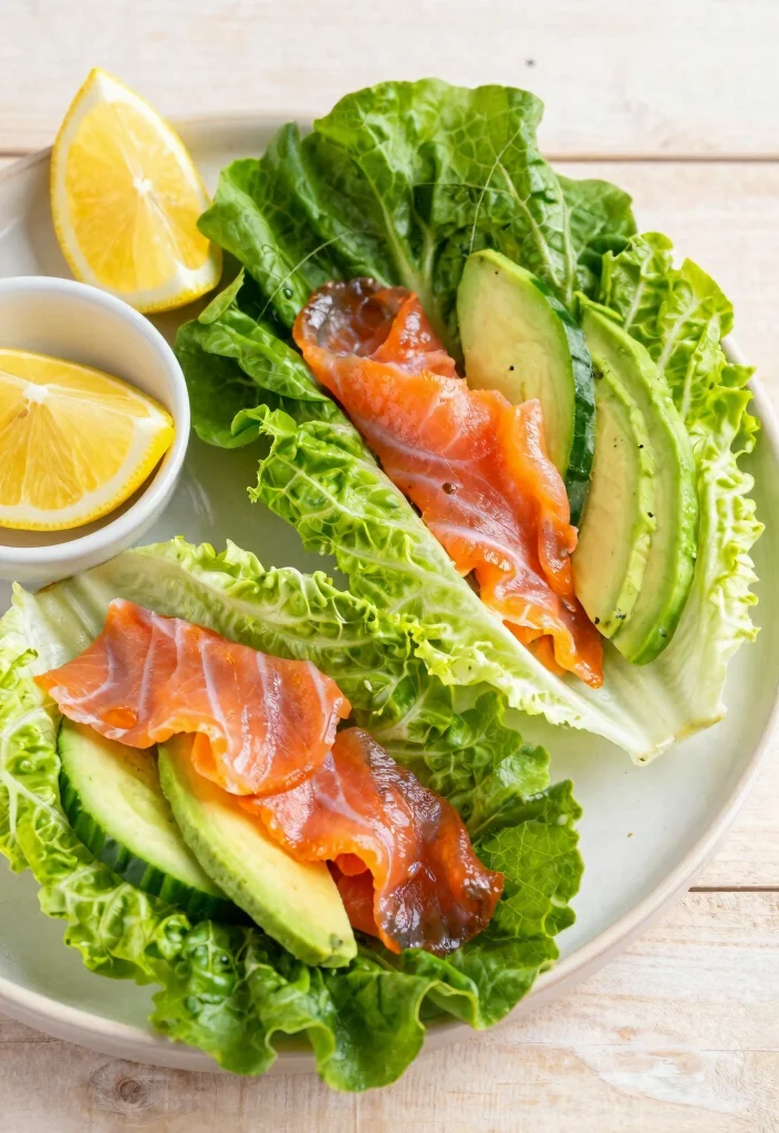 10 Keto Smoked Salmon Recipes for Elegant Low Carb Meals 7. Smoked Salmon Lettuce Wraps 0