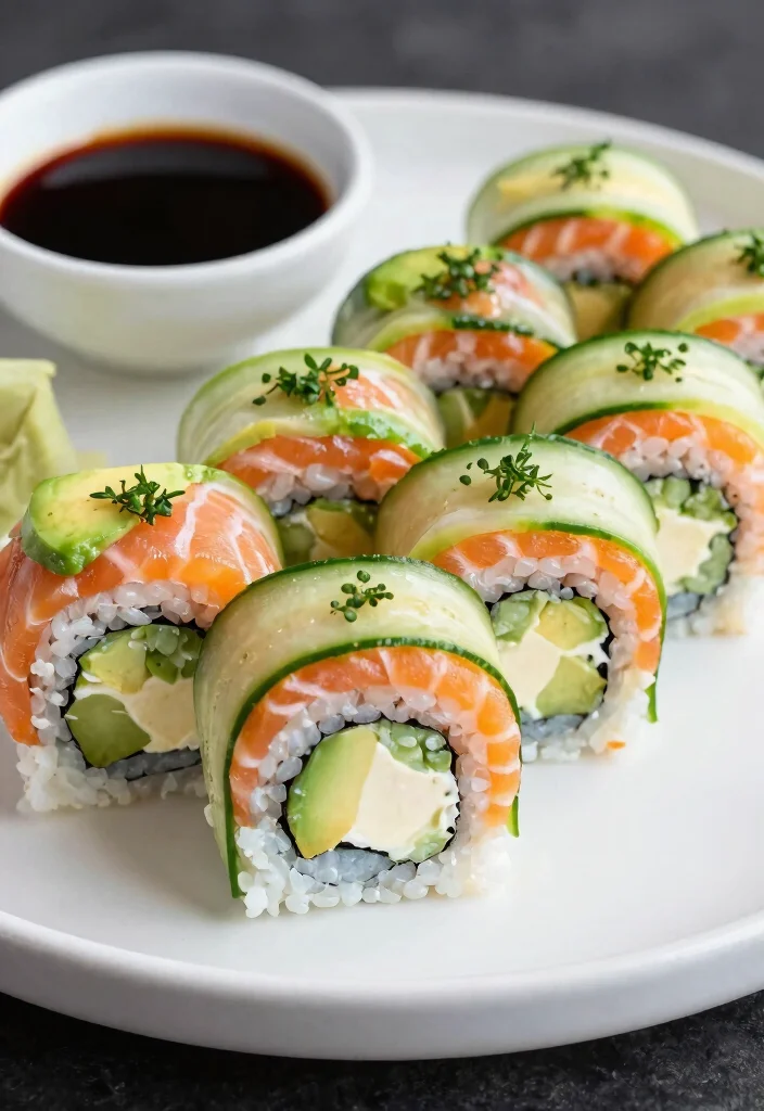 10 Keto Smoked Salmon Recipes for Elegant Low Carb Meals 9. Smoked Salmon Sushi Rolls Keto Friendly 0