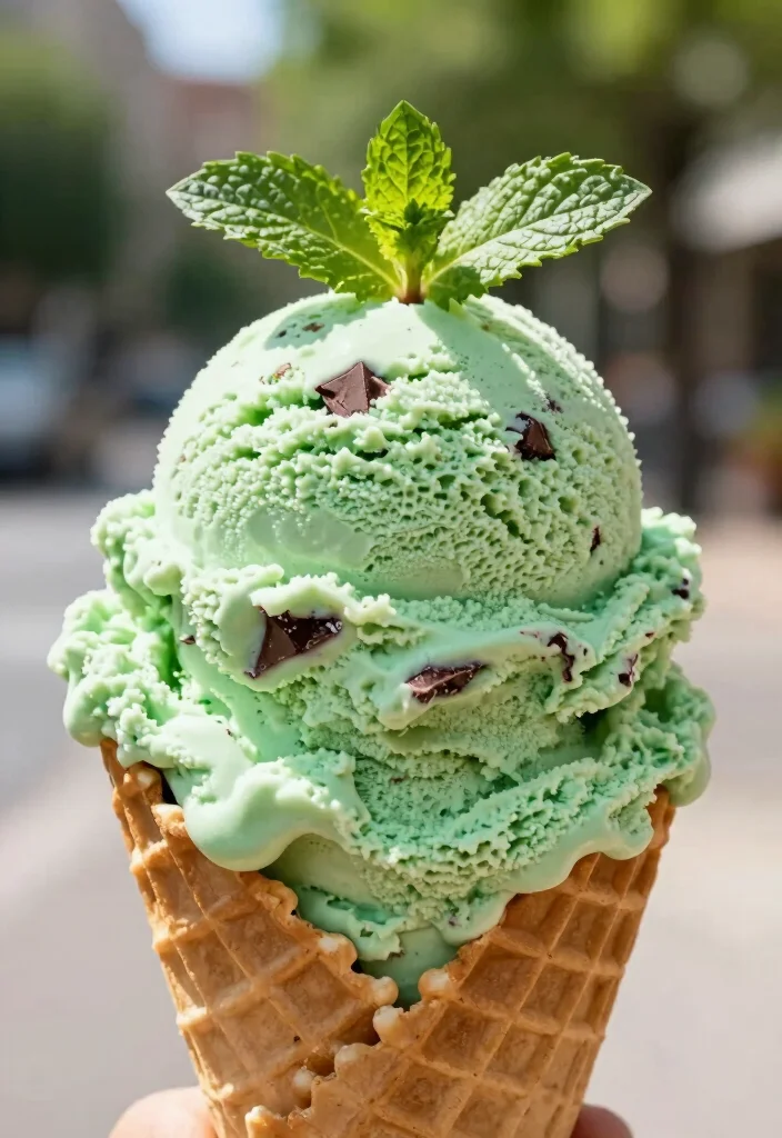 10 Mint Dessert Recipes for Cool Refreshing Treats 1. Mint Chocolate Chip Ice Cream 0
