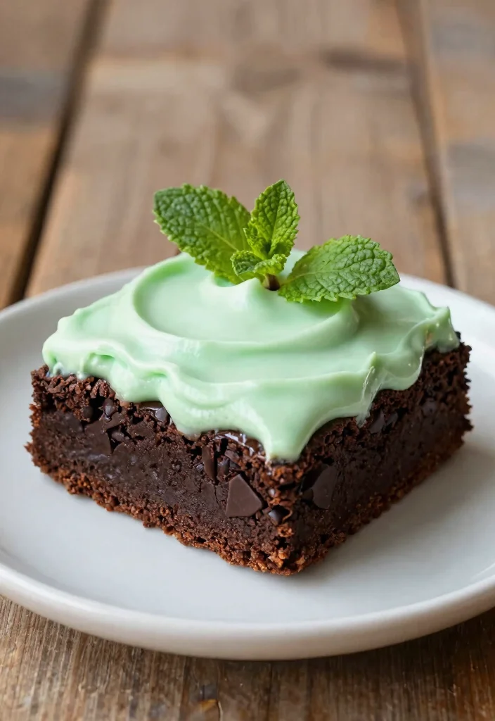 10 Mint Dessert Recipes for Cool Refreshing Treats 4. Chocolate Mint Brownies 0