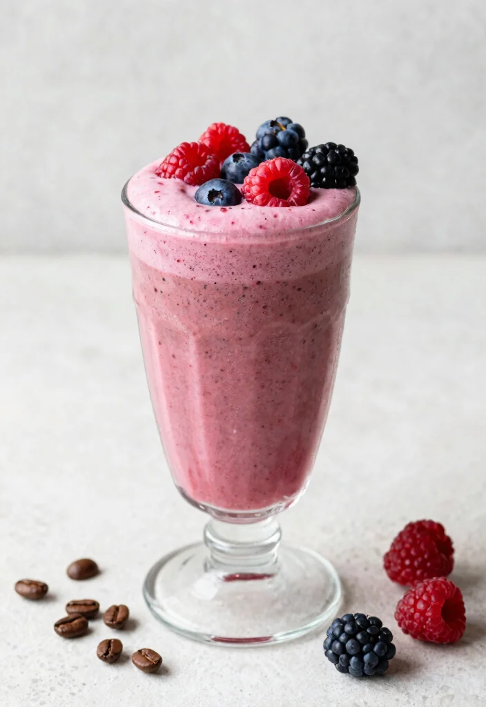 10 Vegan Coffee Recipes for Creamy Dairy Free Drinks 8. Vegan Berry Coffee Smoothie 0