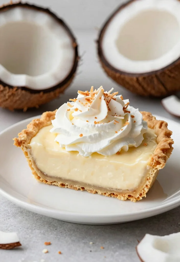 10 Vintage Dessert Recipes Inspired by Classic Baking 7. Coconut Cream Pie 0