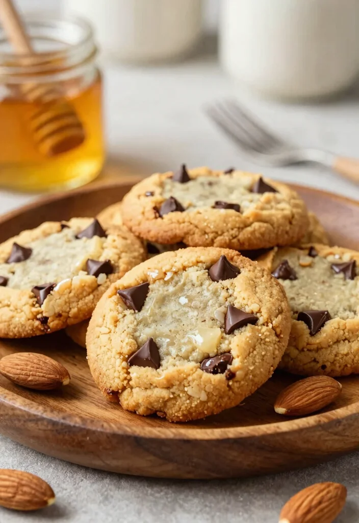 12 Almond Dessert Recipes with Rich Nutty Flavor 1. Almond Flour Chocolate Chip Cookies 0
