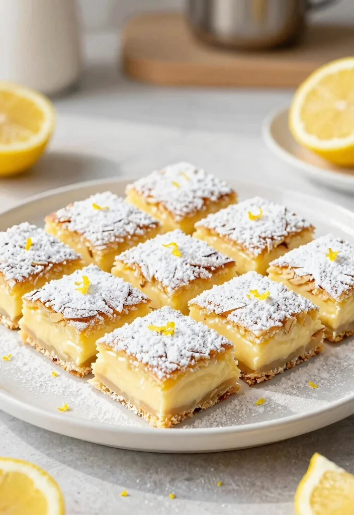 12 Almond Dessert Recipes with Rich Nutty Flavor 12. Almond Lemon Bars 0