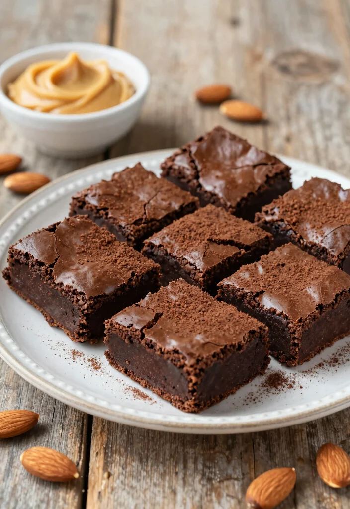 12 Almond Dessert Recipes with Rich Nutty Flavor 2. Almond Butter Brownies 0